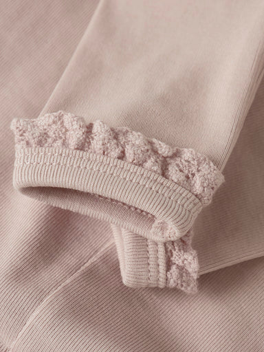 LIL’ ATELIER / LAYO SUP LS SLIM LEGGINGS – PEACH WHIP - Mini Monde Copenhagen