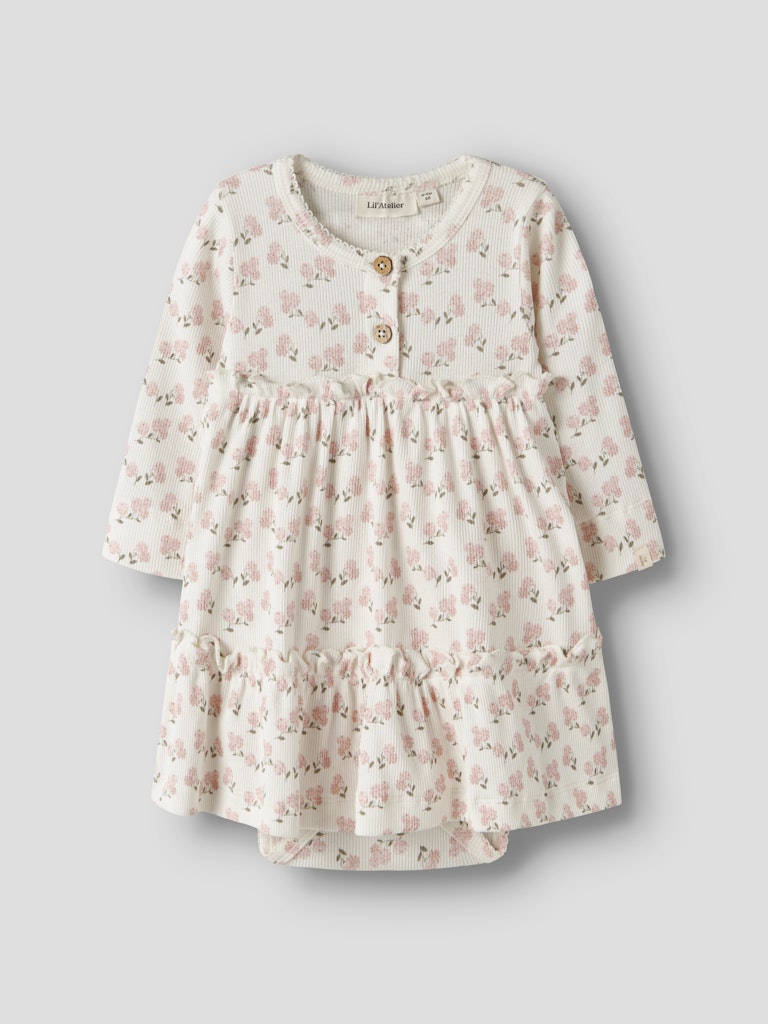 LIL’ ATELIER / GAGO SUM LS BODYKJOLE - HYDRANGEA