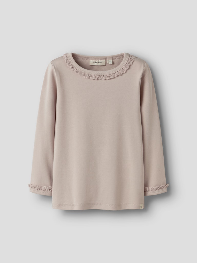 LIL’ ATELIER / LAYO SUP LS BLUSE – PEACH WHIP - Mini Monde Copenhagen