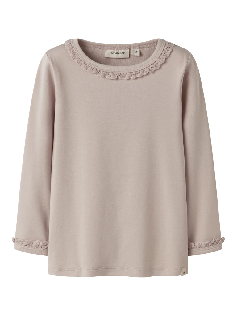LIL’ ATELIER / LAYO SUP LS BLUSE – PEACH WHIP - Mini Monde Copenhagen
