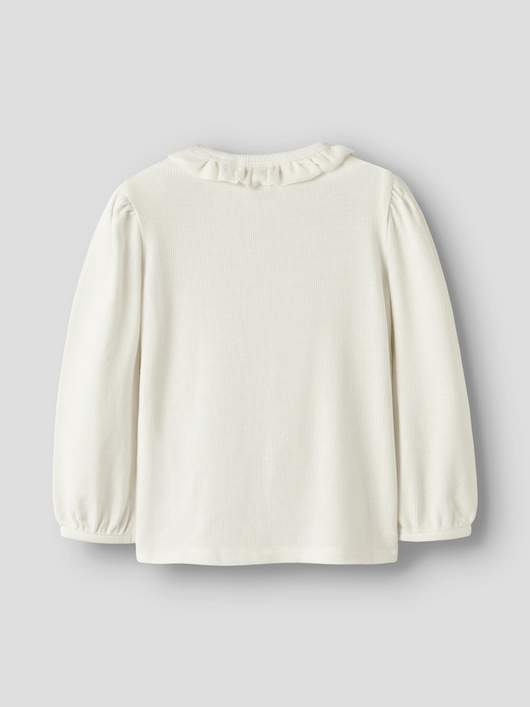 LIL’ ATELIER / FRIJO LS SLIM BLUSE - COCONUT MILK