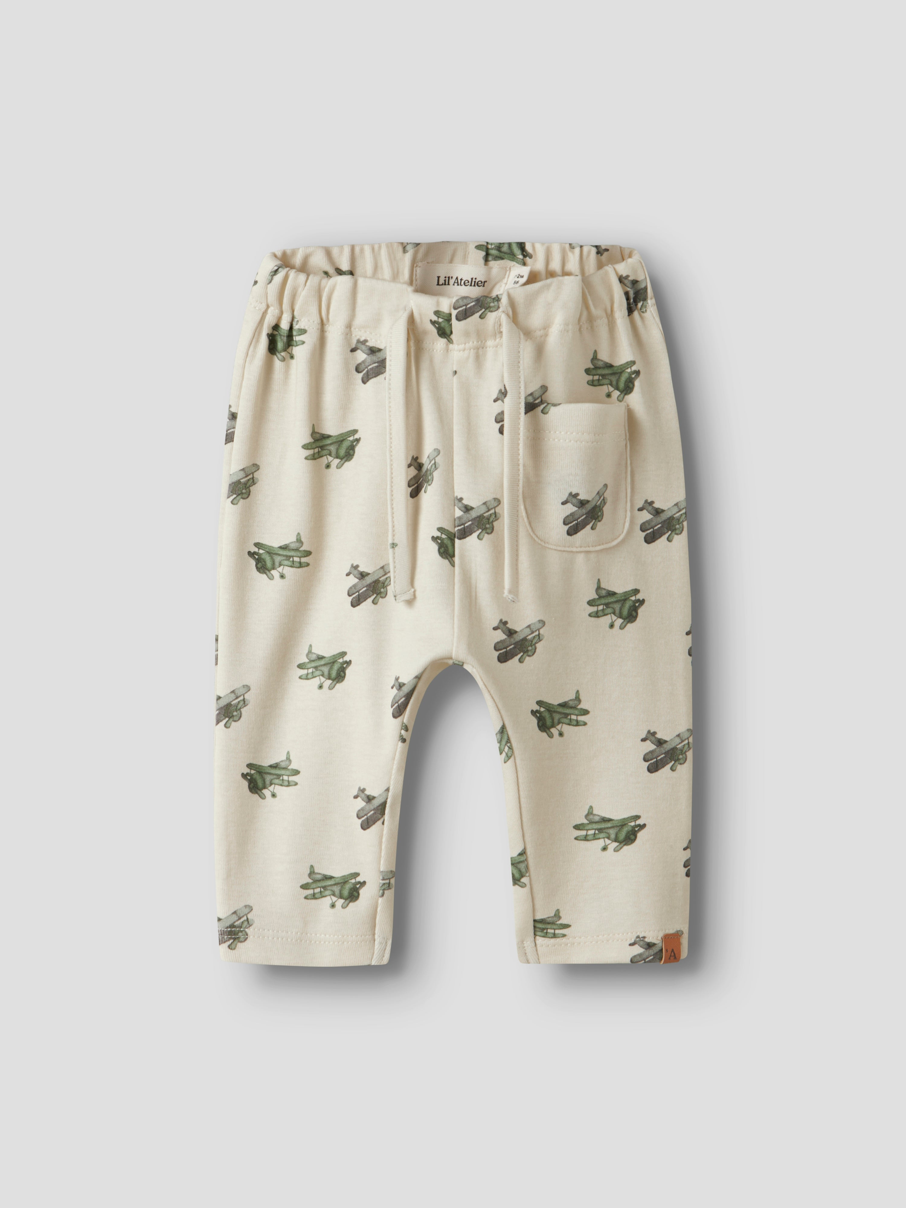 LIL' ATELIER / LAYO LØSE BUKSER - AIRPLANE