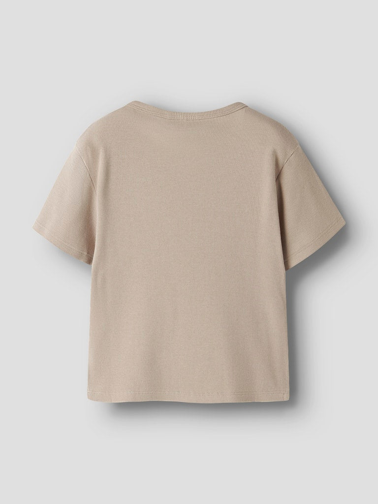 LIL’ ATELIER / HALLI HIS T-SHIRT – OXFORD TAN - Mini Monde Copenhagen