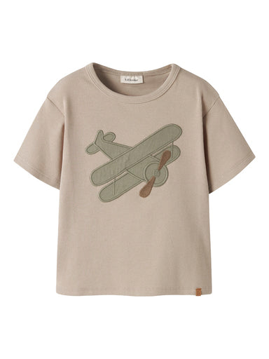 LIL’ ATELIER / HALLI HIS T-SHIRT – OXFORD TAN - Mini Monde Copenhagen