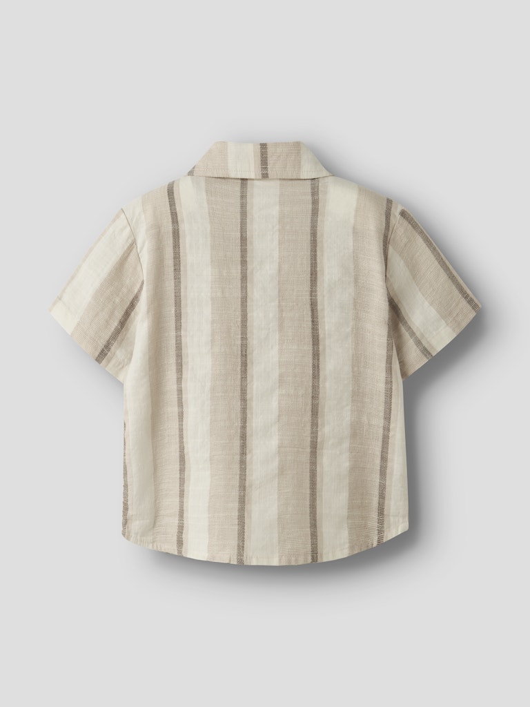 LIL’ ATELIER / FIBERT SS SKJORTE - COCONUT MILK