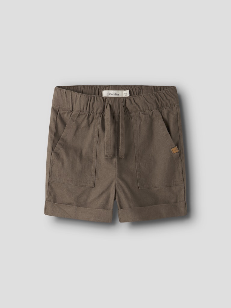 LIL’ ATELIER / FREDRIK SHORTS - SHITAKE - Mini Monde Copenhagen