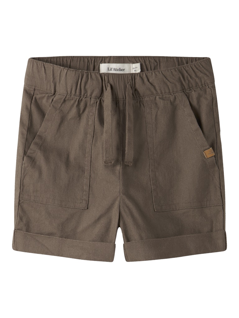 LIL’ ATELIER / FREDRIK SHORTS - SHITAKE - Mini Monde Copenhagen
