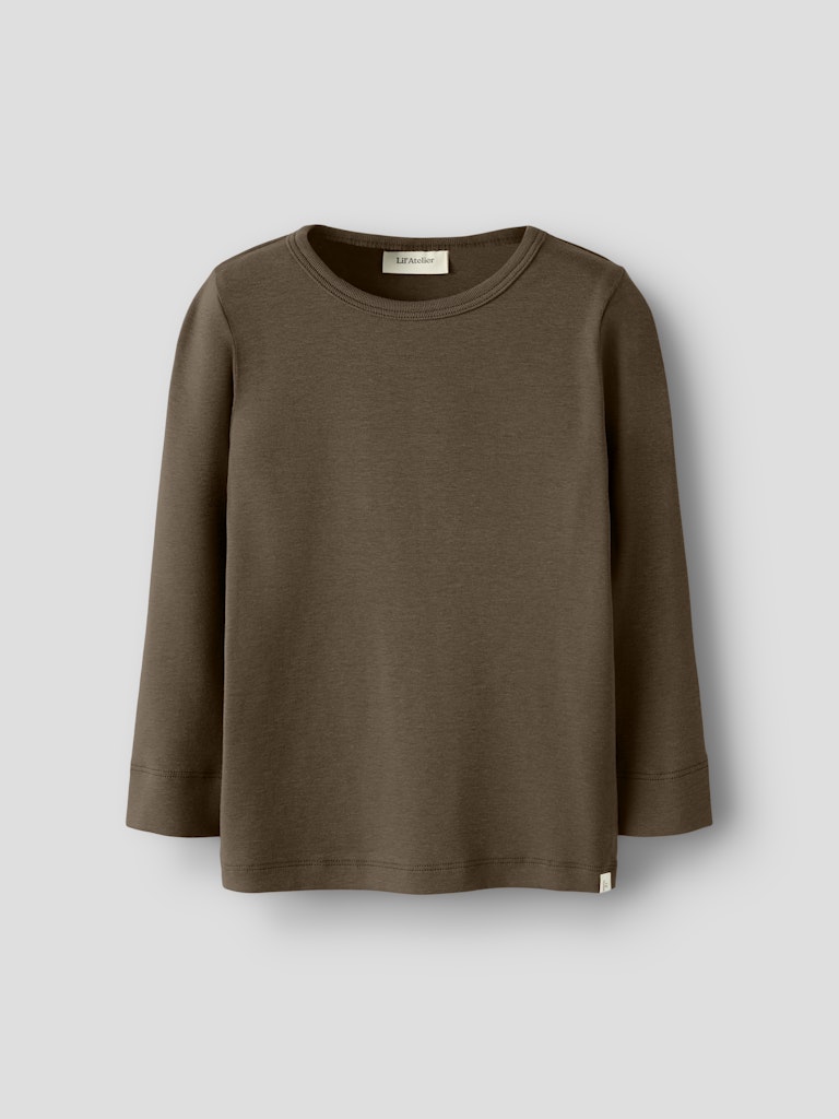 LIL' ATELIER / GAYO LS BLUSE - SHITAKE