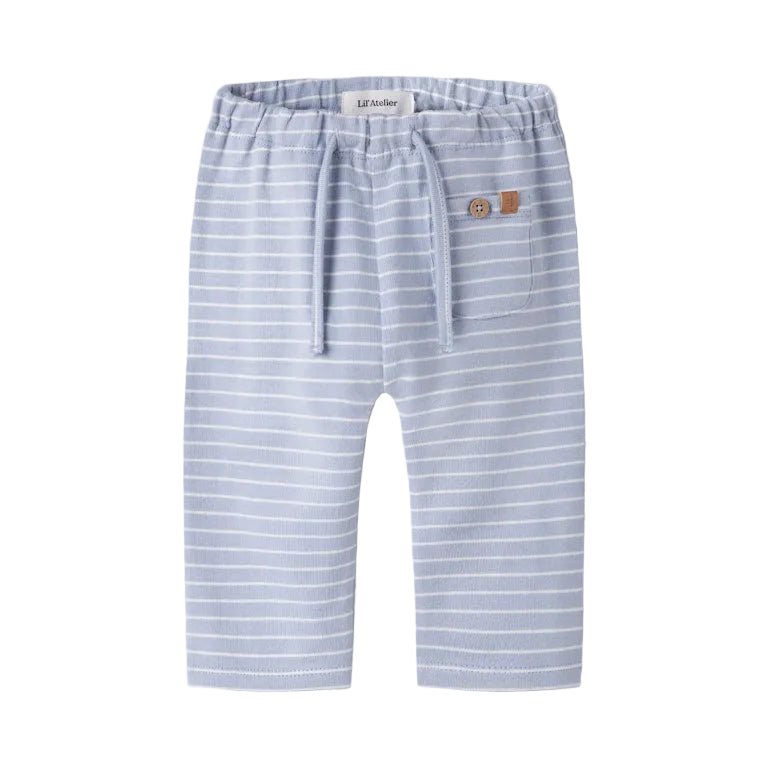 LIL’ ATELIER / BAJA LØSE BUKSER – ZEN BLUE - Mini Monde Copenhagen