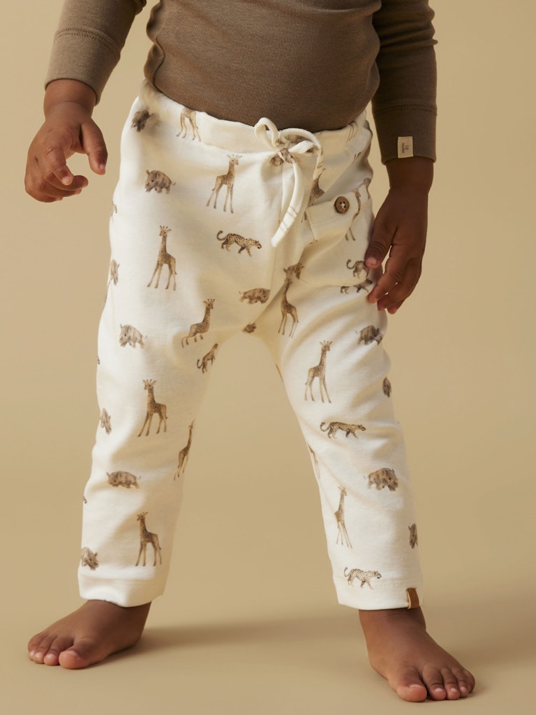LIL' ATELIER / GAYO ELO LØSE BUKSER - ANIMALS AFRICAN