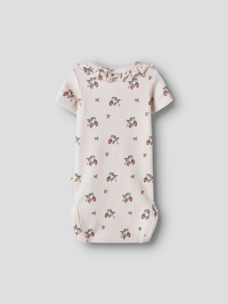 LIL’ ATELIER / GAYO SIO SS SLIM BODYSTOCKING - STRAWBERRY