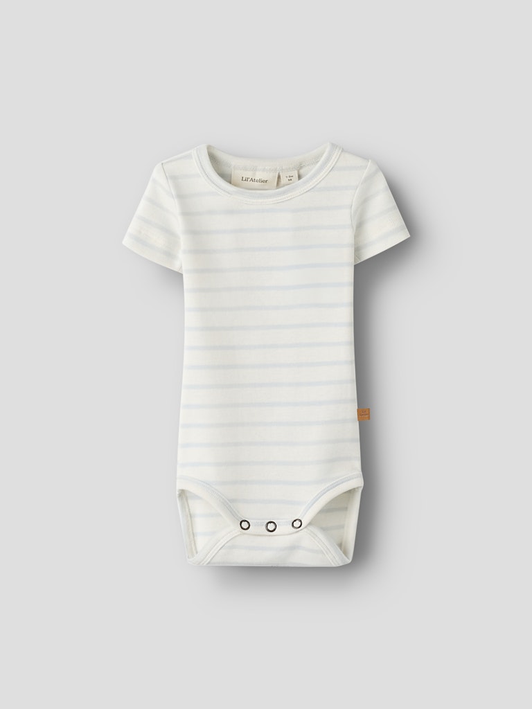 LIL’ ATELIER / GEO APA SS SLIM BODY - COCONUT MILK/PLEIN AIR