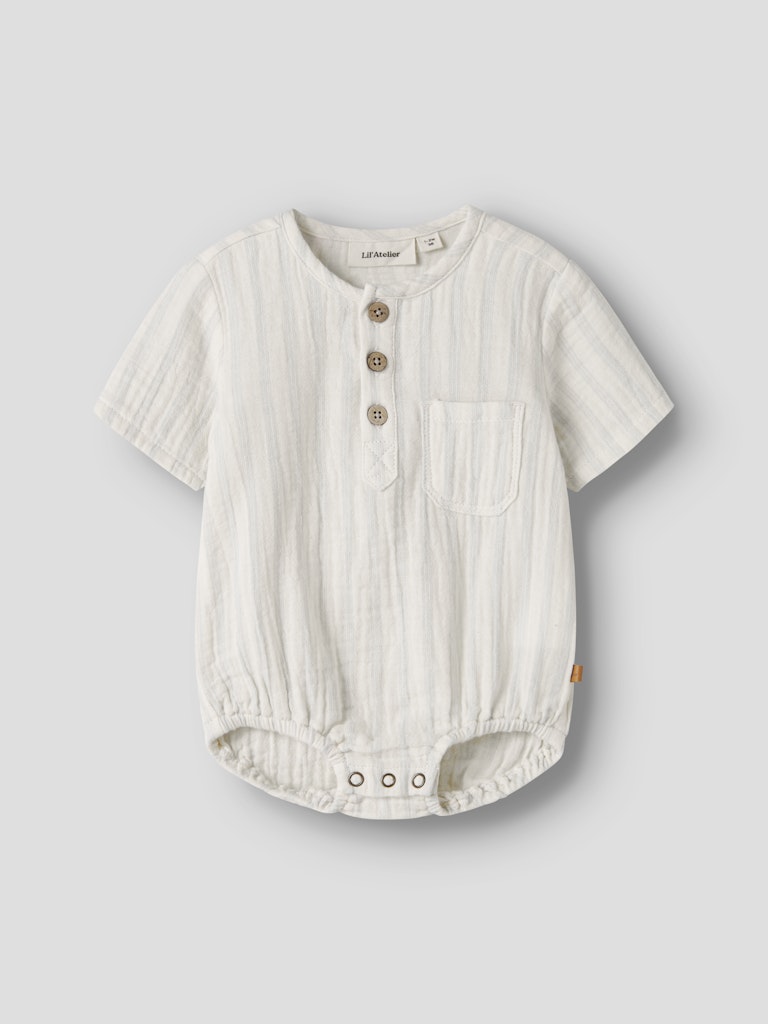 LIL' ATELIER / HAGI SS LØS BODYSKJORTE - COCONUT MILK