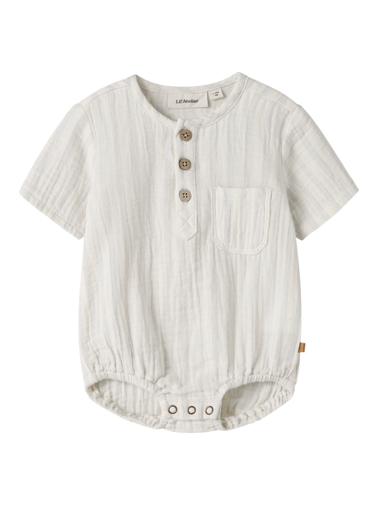 LIL' ATELIER / HAGI SS LØS BODYSKJORTE - COCONUT MILK