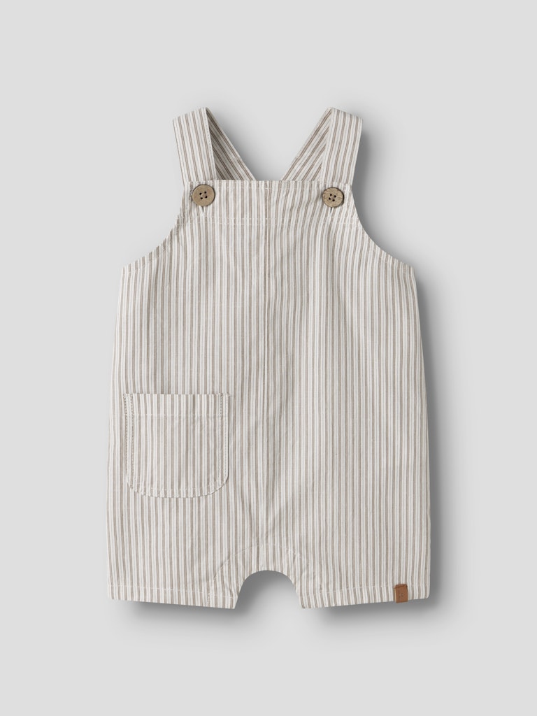 LIL' ATELIER / HELO SHORT OVERALL - COCO MOCHA