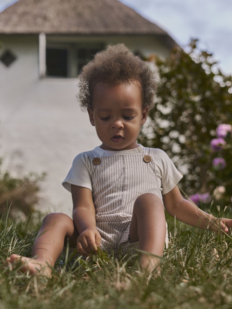 LIL' ATELIER / HELO SHORT OVERALL - COCO MOCHA