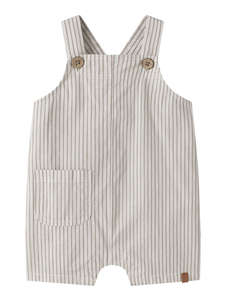 LIL' ATELIER / HELO SHORT OVERALL - COCO MOCHA
