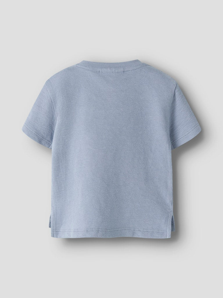 LIL’ ATELIER / DIAS LOP SS LØS SWEAT - DUSTY BLUE