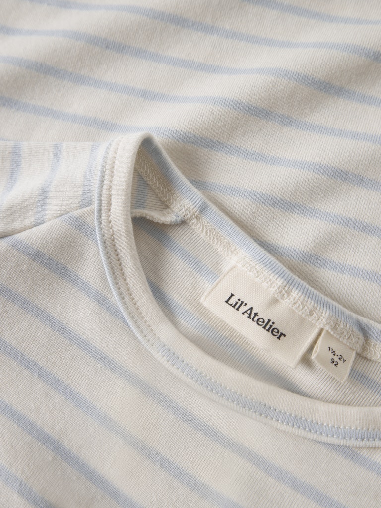 LIL’ ATELIER / GEO ANC T-SHIRT - COCONUT MILK/PLEIN AIR