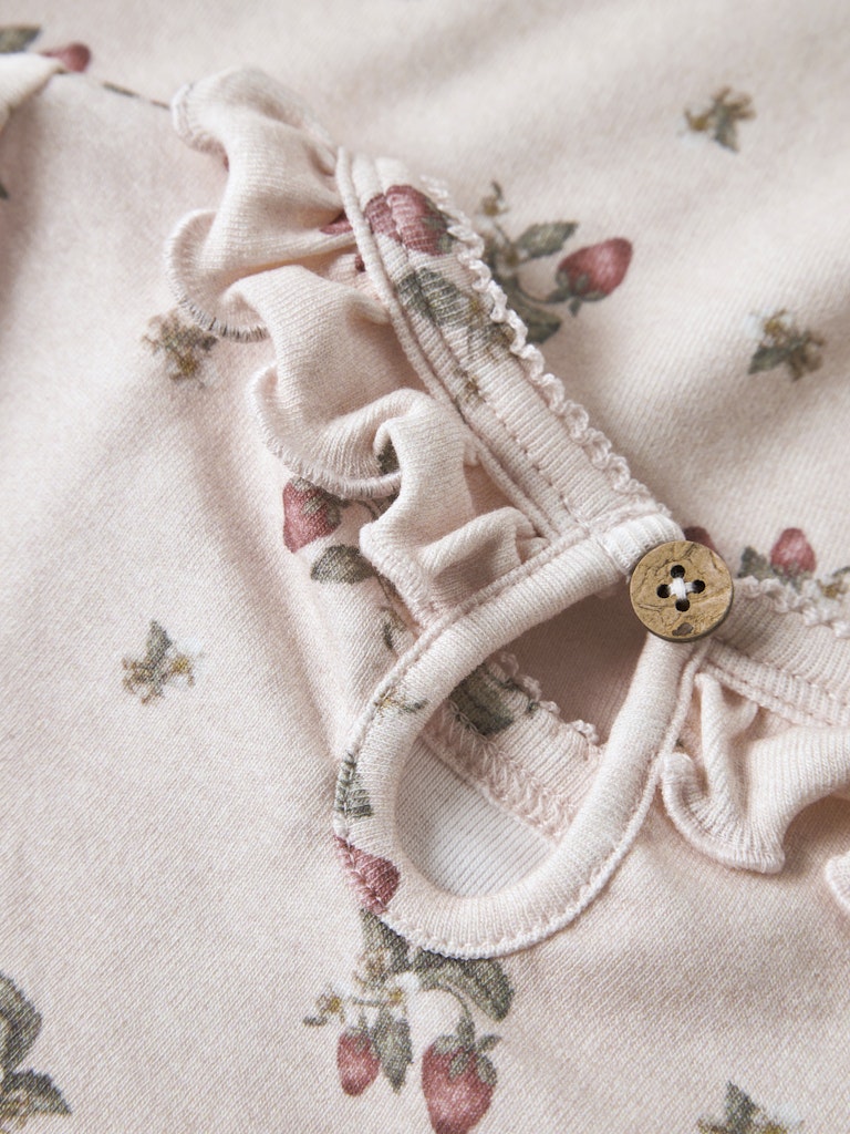 LIL' ATELIER / GAYO SER SS SLIM TOP - STRAWBERRY