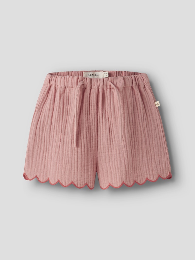 LIL' ATELIER / HIBA SHORTS - ROSE TAN