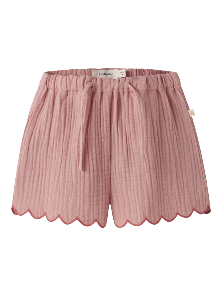 LIL' ATELIER / HIBA SHORTS - ROSE TAN