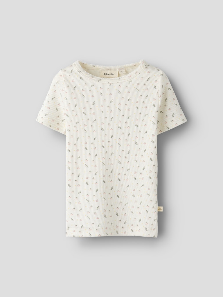 LIL’ ATELIER / GAGO SS SLIM TOP – SMALL FLOWER