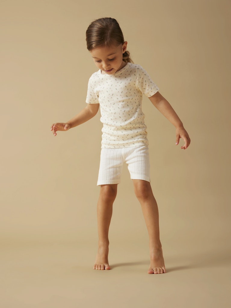 LIL’ ATELIER / GAGO SS SLIM TOP – SMALL FLOWER