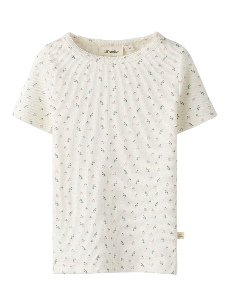 LIL’ ATELIER / GAGO SS SLIM TOP – SMALL FLOWER