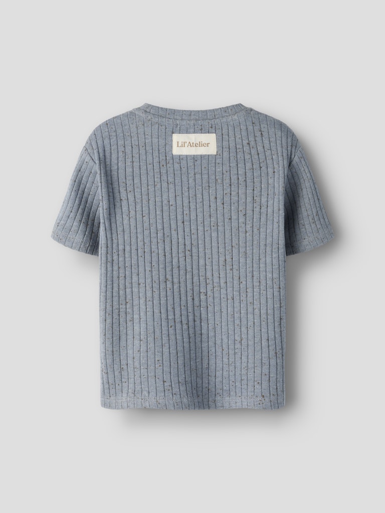 LIL’ ATELIER / MILO SS LØS T-SHIRT  – TRADEWINDS