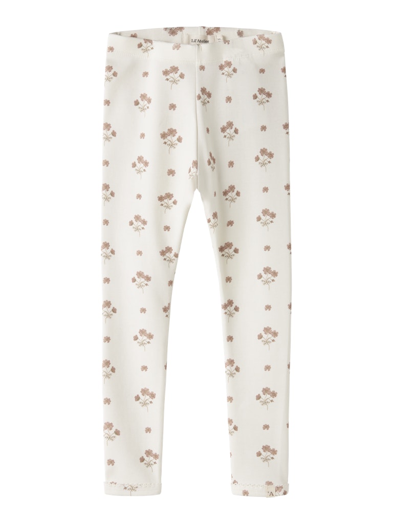 LIL’ ATELIER / LAYO SIN SLIM LEGGINGS – FLOWER PINK - Mini Monde Copenhagen