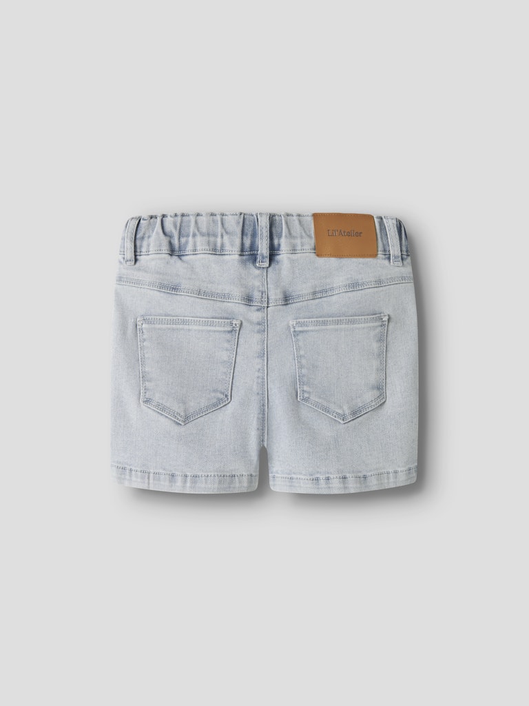 LIL’ ATELIER / FRANCES SHORTS - LIGHT BLUE DENIM