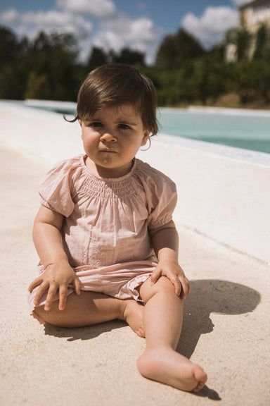 LIL’ ATELIER / DAYNA LØS BLUSE  – PEACH WHIP - Mini Monde Copenhagen