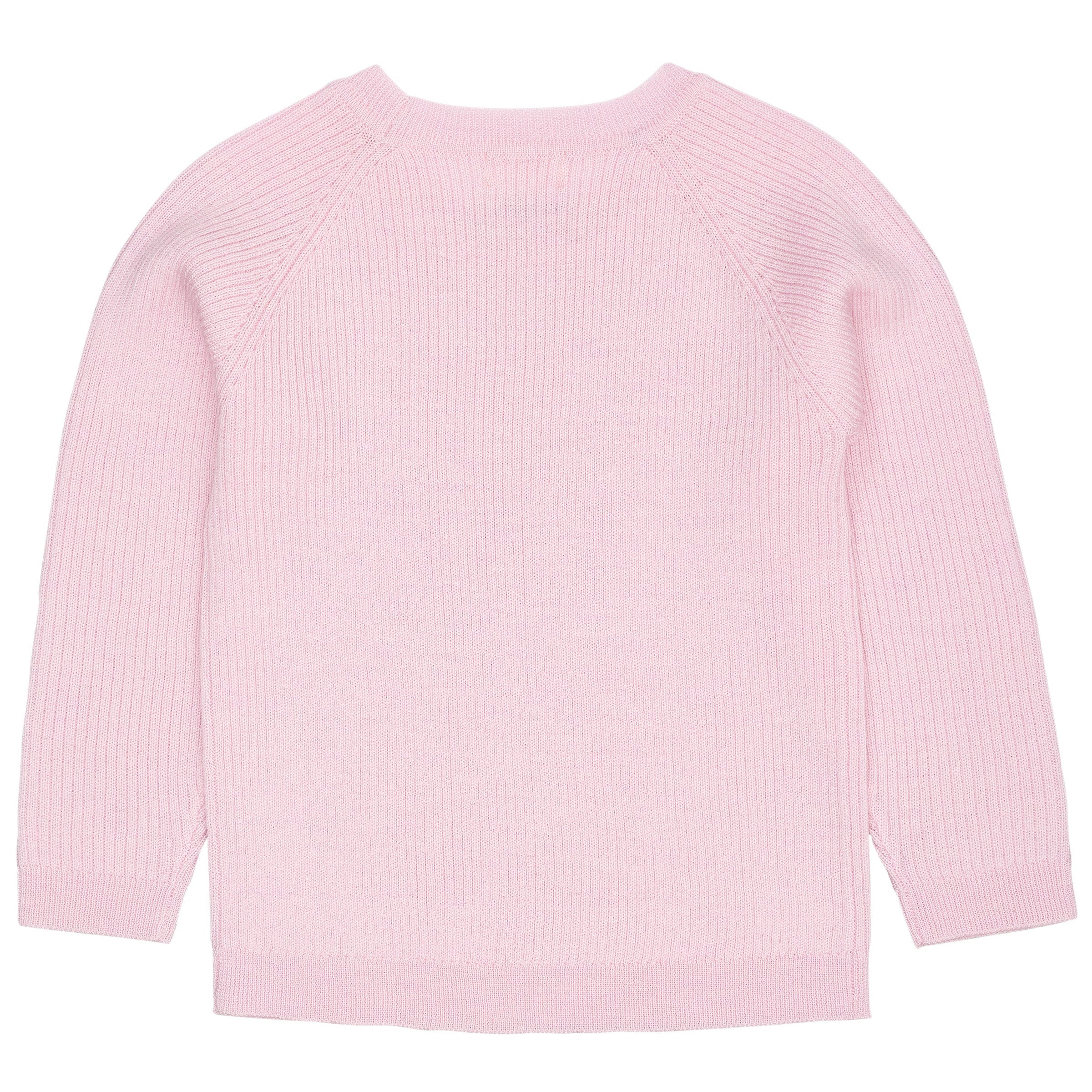 COPENHAGEN COLORS / MERINO CLASSIC RIB BLUSE - BUBBLEGUM