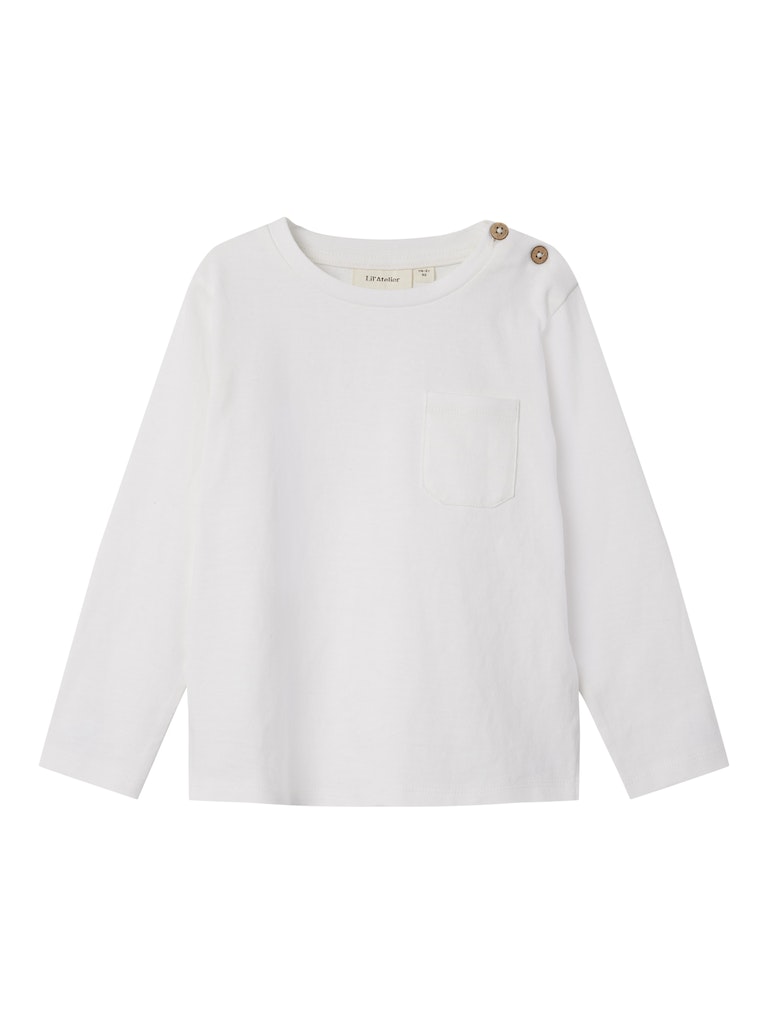 LIL' ATELIER / DOLAN LS BLUSE - COCONUT MILK