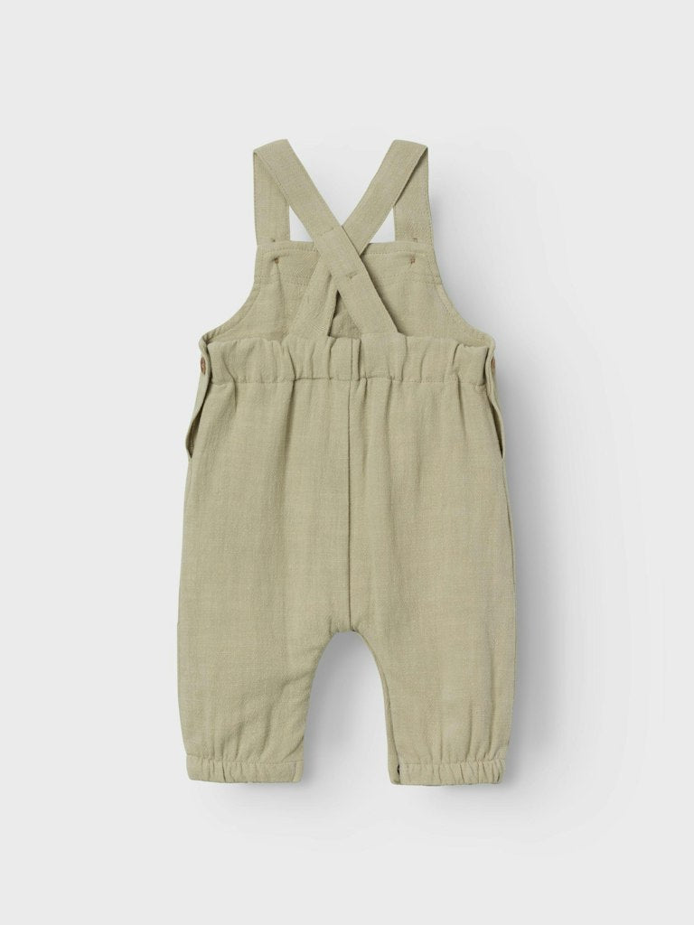 LIL' ATELIER / DOLIE FIN LØS OVERALL - MOSS GRAY