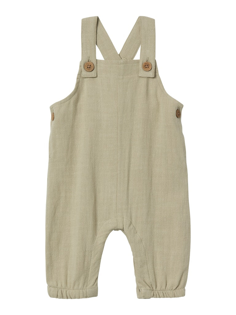 LIL' ATELIER / DOLIE FIN LØS OVERALL - MOSS GRAY