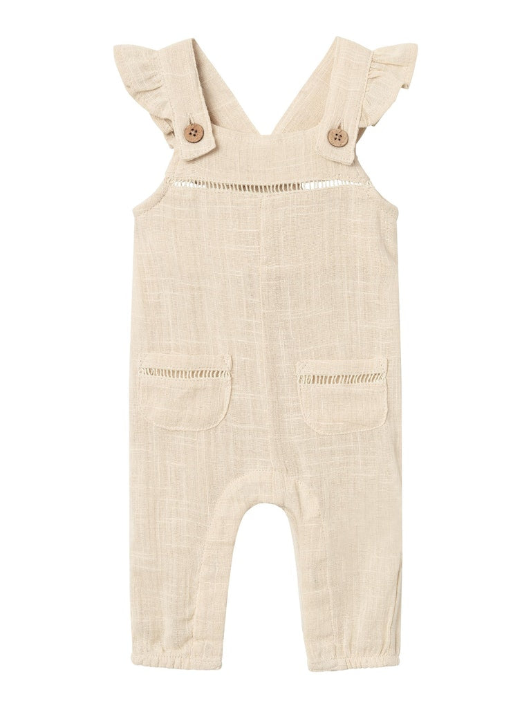 LIL' ATELIER / HALLA OVERALL - BLEACHED SAND