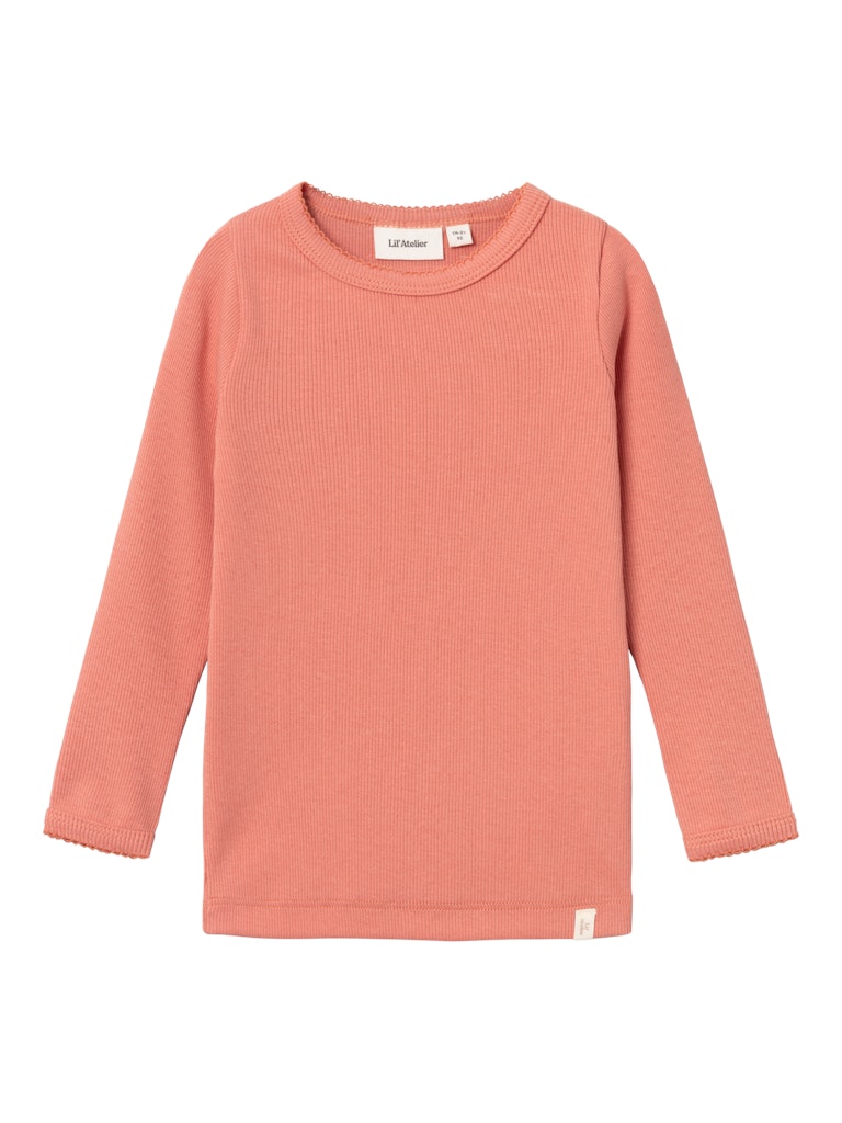 LIL' ATELIER / GAGO KIN LS BLUSE - CANYON CLAY