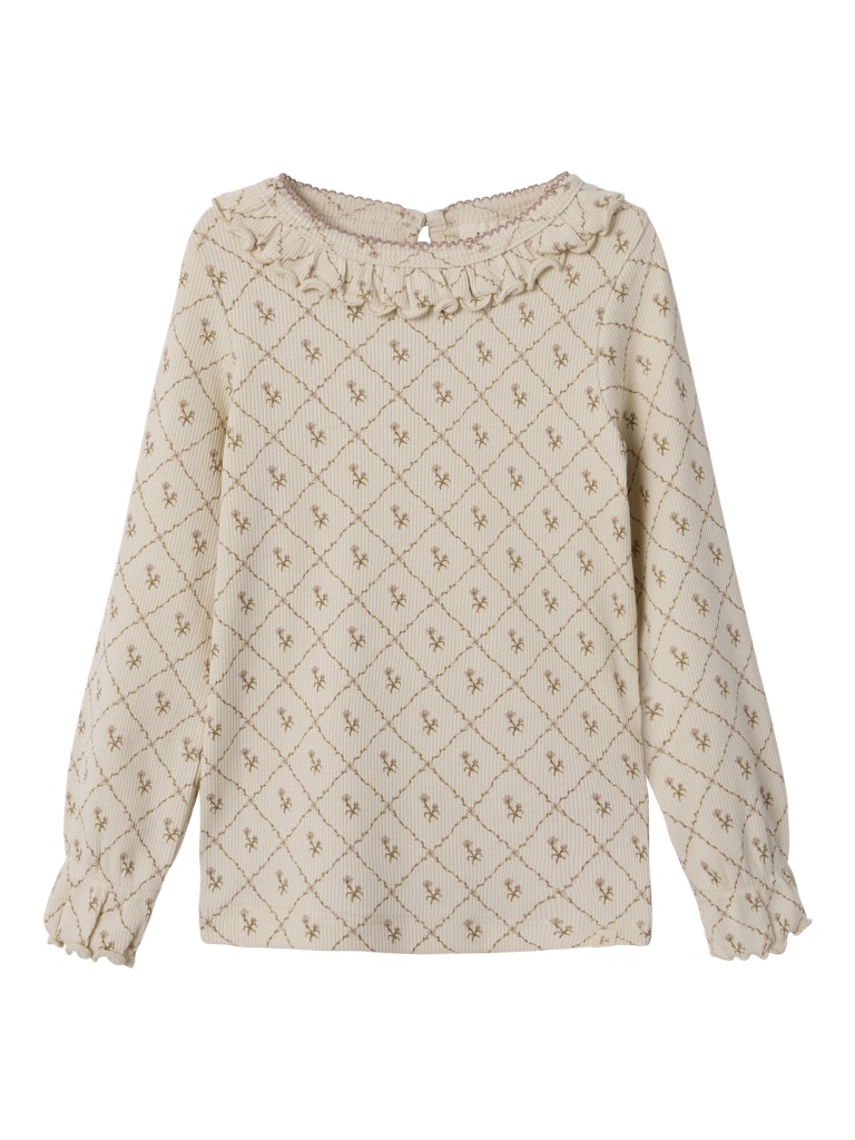 LIL' ATELIER / GAGO KUG LS BLUSE - TURTLEDOVE