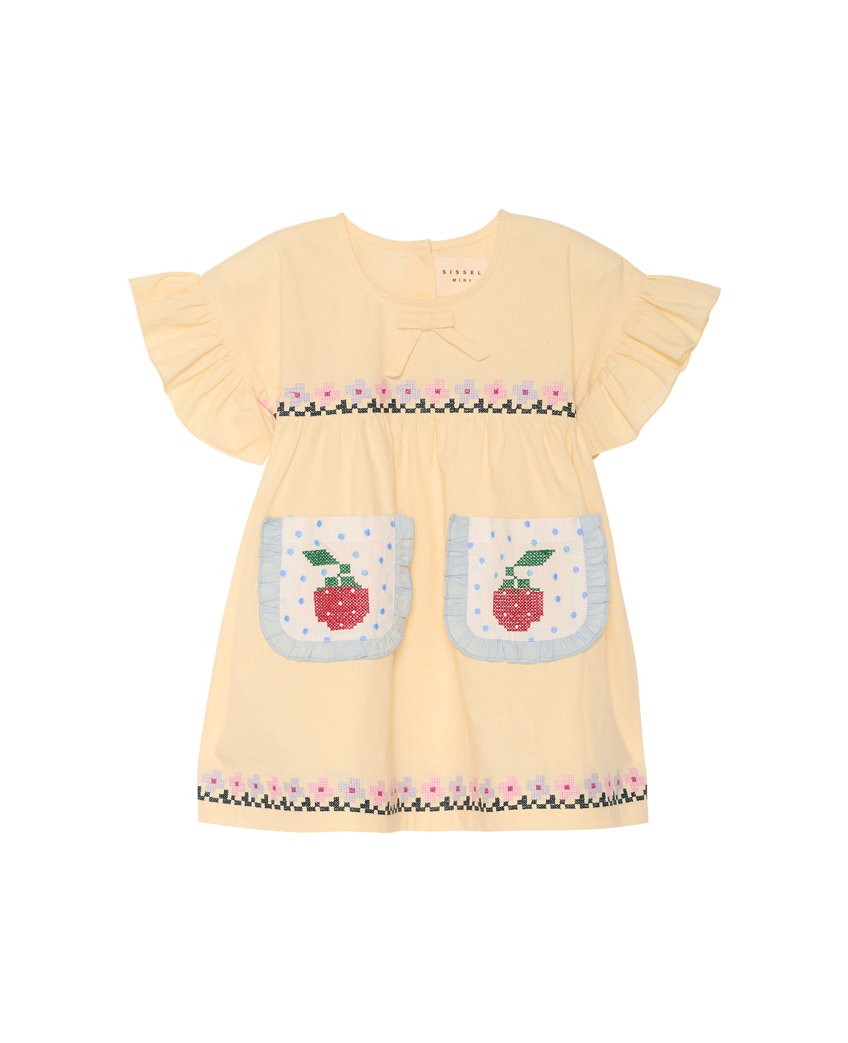 SISSEL EDELBO / OHIO MINI DRESS - BUTTER