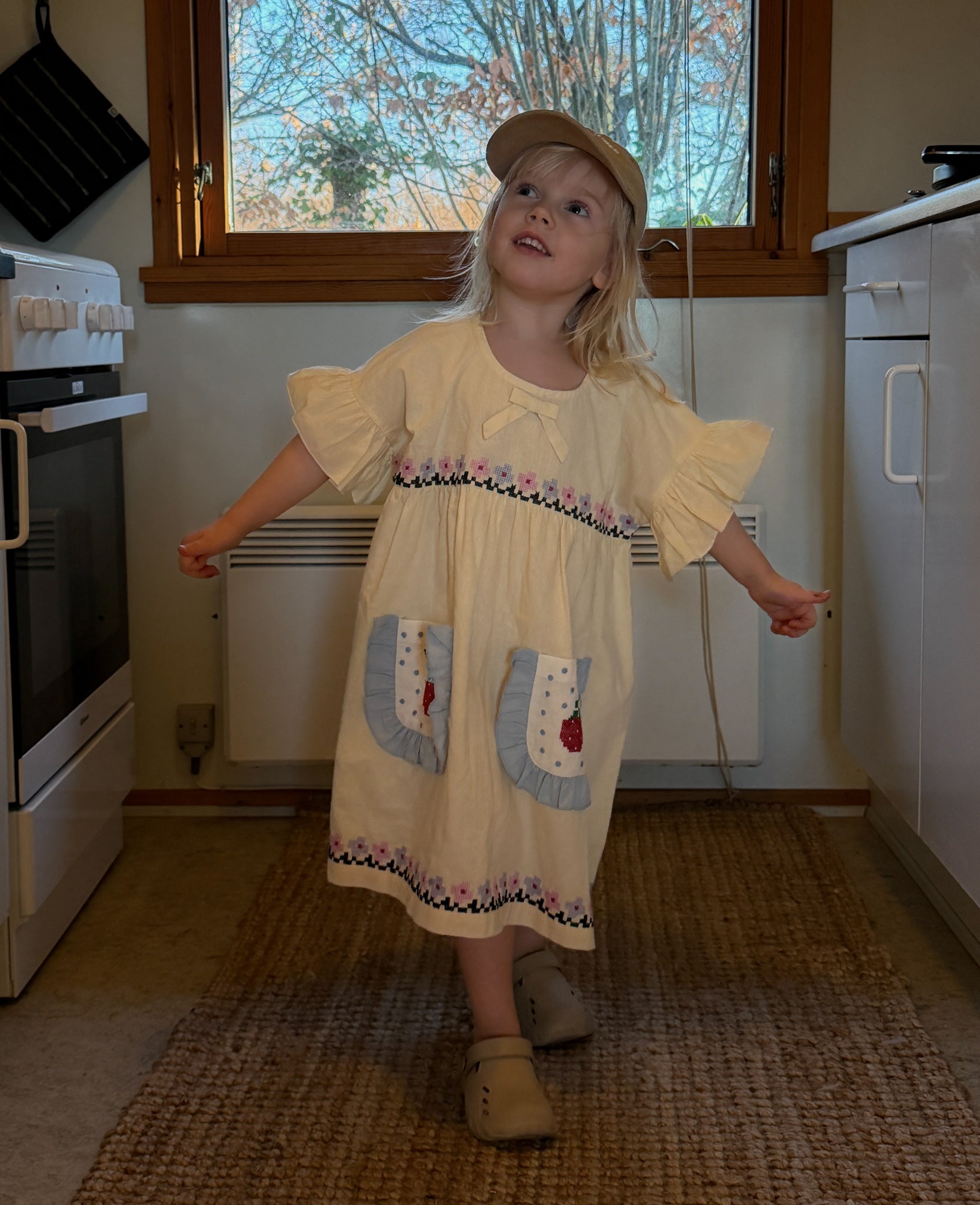 SISSEL EDELBO / OHIO MINI DRESS - BUTTER