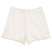 COPENHAGEN COLORS / POINTELLE HEART SHORTS - CREME - Mini Monde Copenhagen