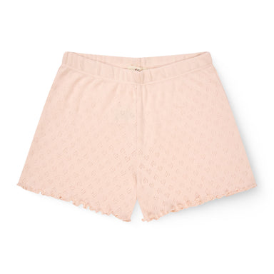 COPENHAGEN COLORS / POINTELLE HEART SHORTS - DUSTY ROSE - Mini Monde Copenhagen