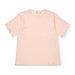 COPENHAGEN COLORS / POINTELLE HEART T-SHIRT - DUSTY ROSE - Mini Monde Copenhagen