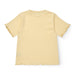 COPENHAGEN COLORS / POINTELLE HEART T-SHIRT - PALE YELLOW - Mini Monde Copenhagen