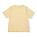 COPENHAGEN COLORS / POINTELLE HEART T-SHIRT - PALE YELLOW - Mini Monde Copenhagen
