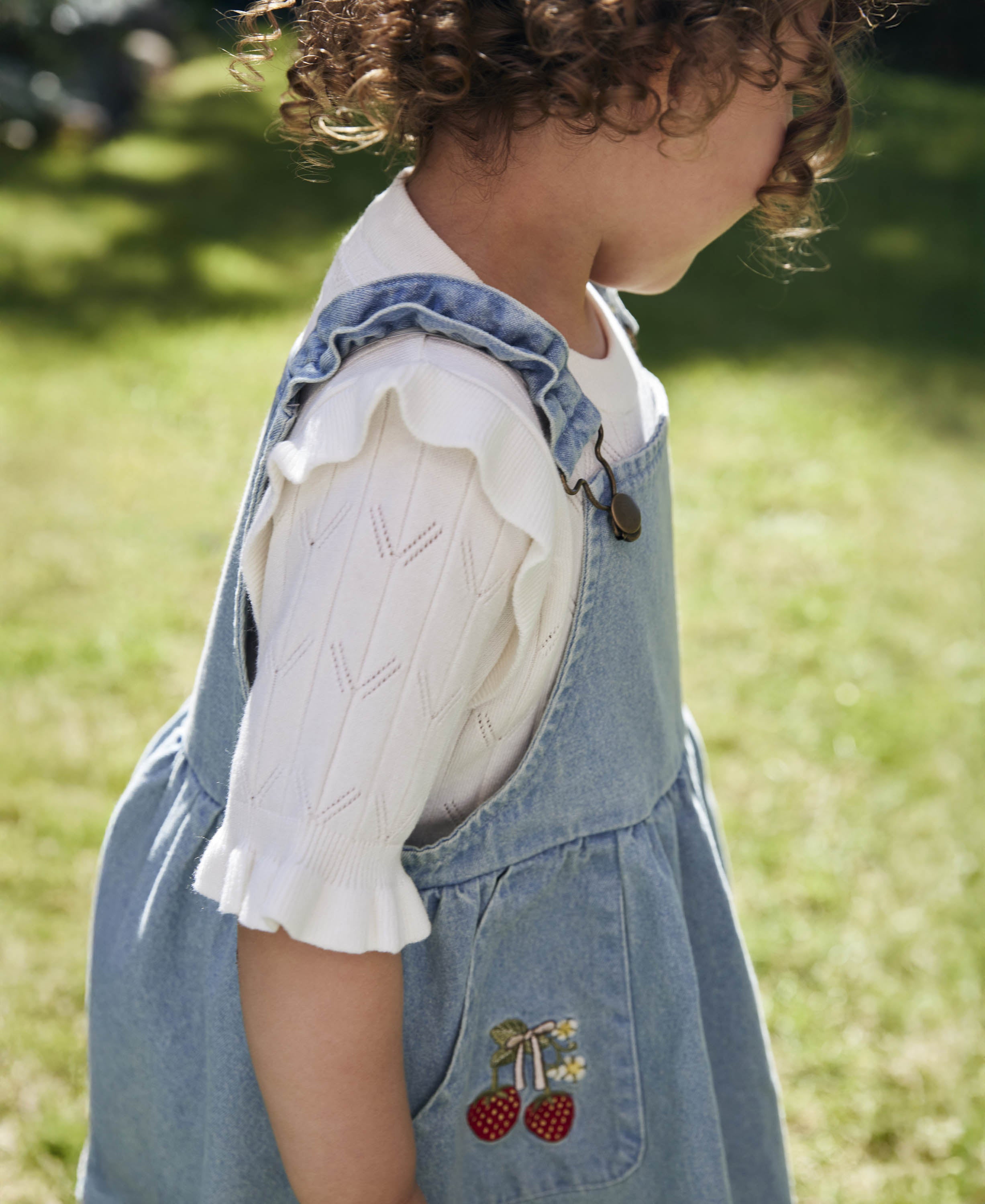 FLIINK / SUNNY SS BLOUSE – CLOUD DANCER