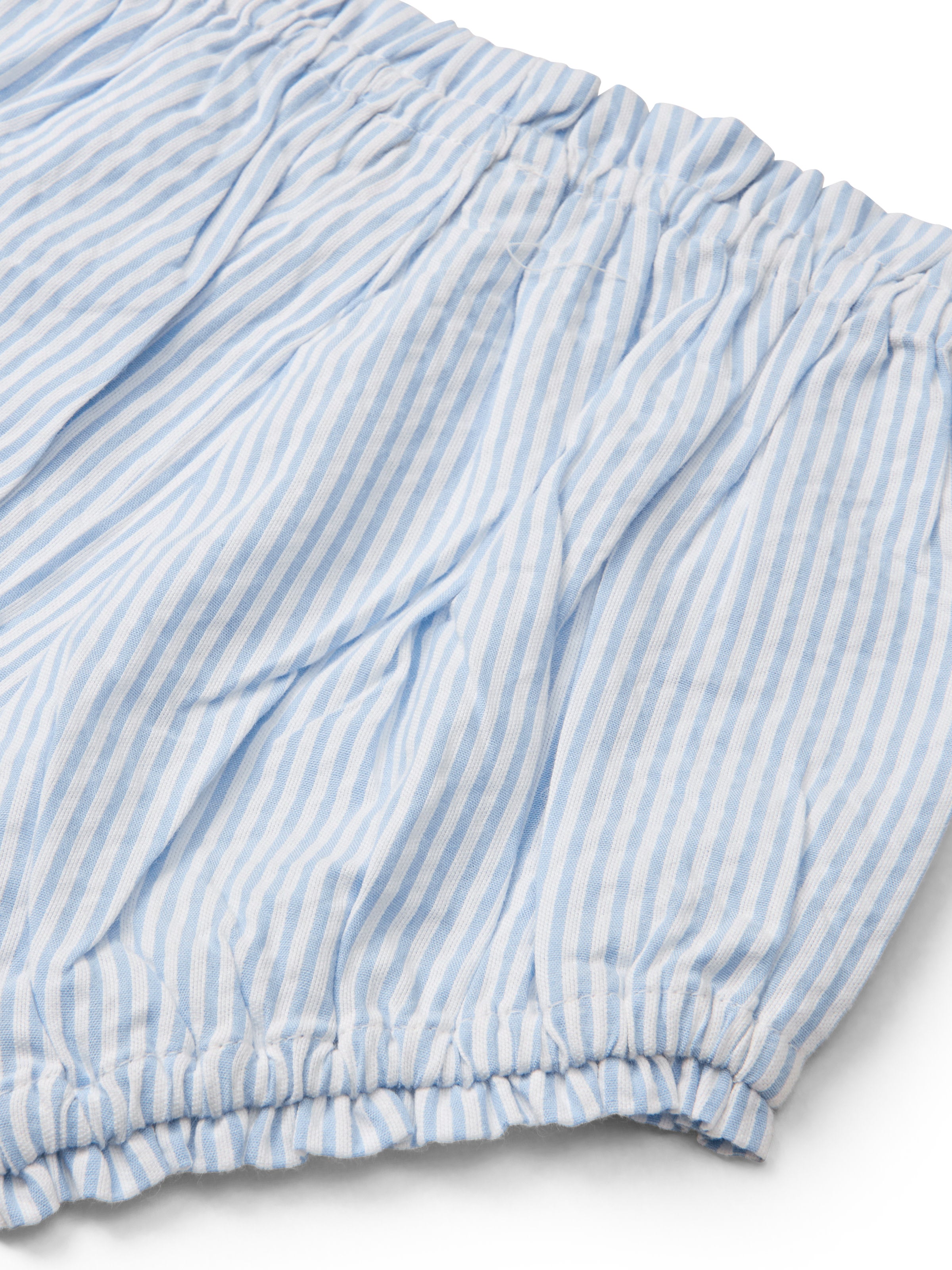 COPENHAGEN COLORS / SEERSUCKER BABYSÆT - SKY BLUE W CREAM STRIPE