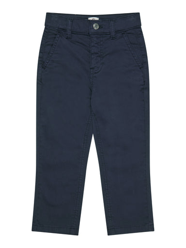 COPENHAGEN COLORS / SILKY TWILL CHINOS SLIM WITH STRETCH - NAVY - Mini Monde Copenhagen